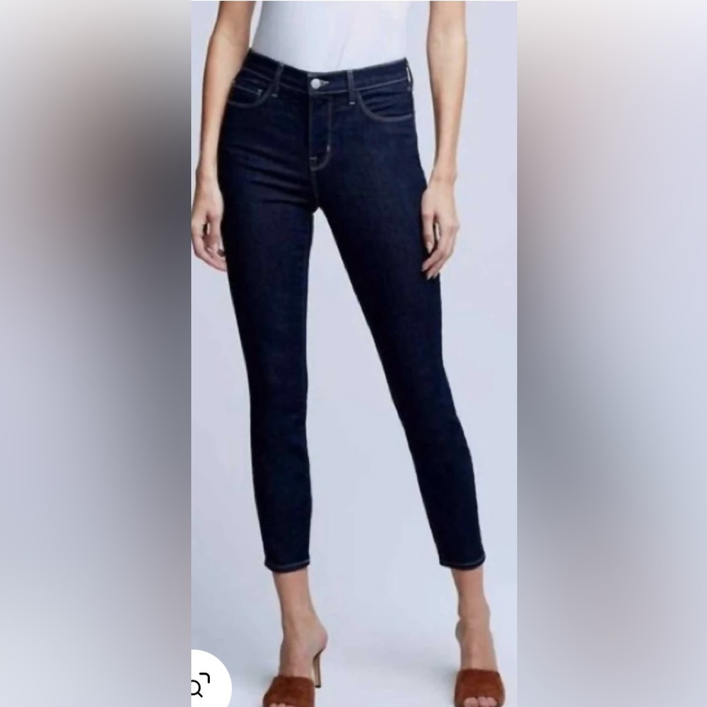 Margot Highrise Skinny Jean in Bleu - 25" Waist / bleu